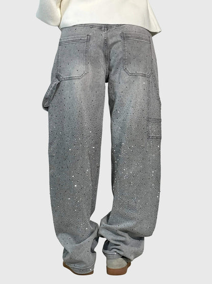 Kimberly | Women’s Sparkle Diamond Denim Pants