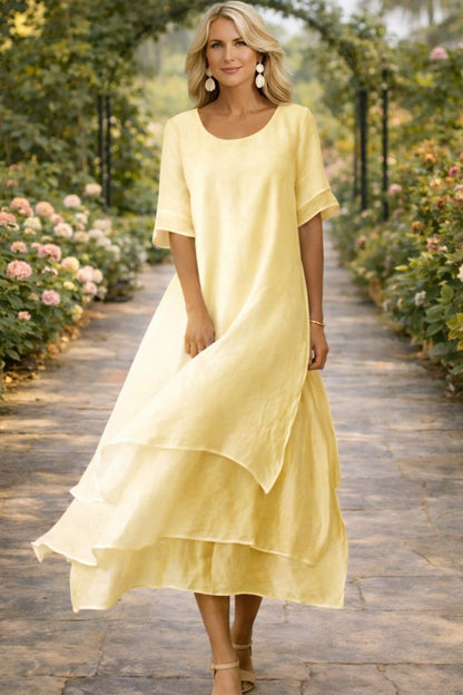 Aria - Fluid Tiered Maxi Dress