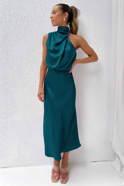 Faith | Women’s Chic Halter Evening Dress