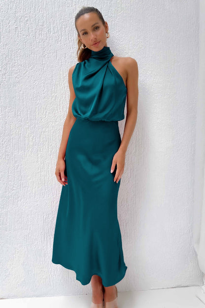 Faith | Women’s Chic Halter Evening Dress