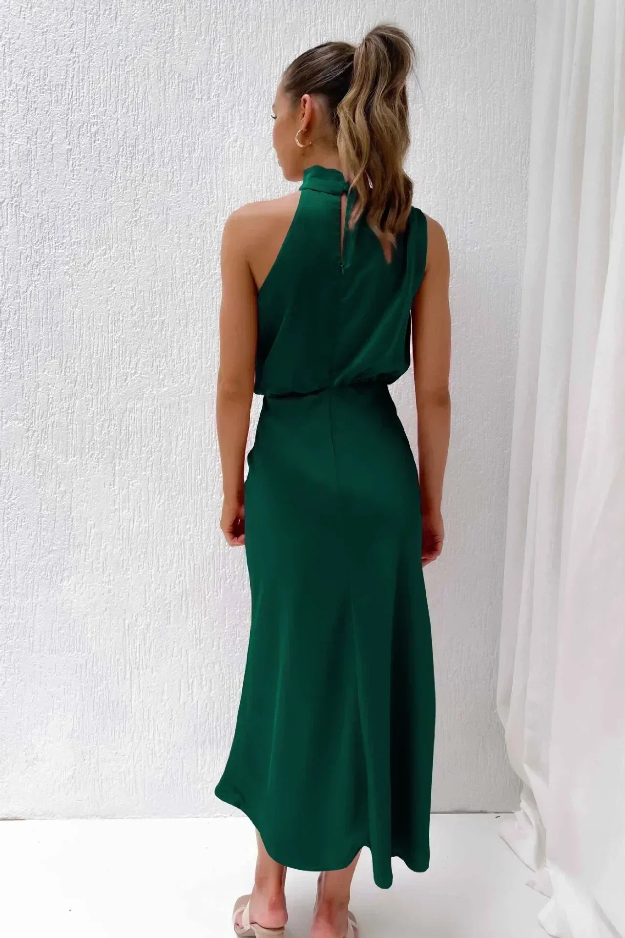 Faith | Women’s Chic Halter Evening Dress