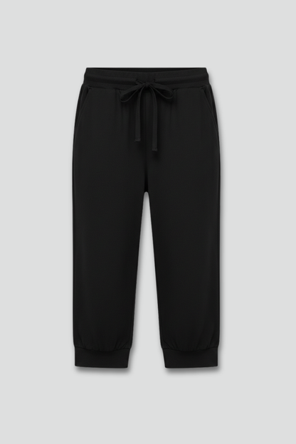 Audrey | Women’s Capri Trousers with Drawstring Waist and Side Pockets