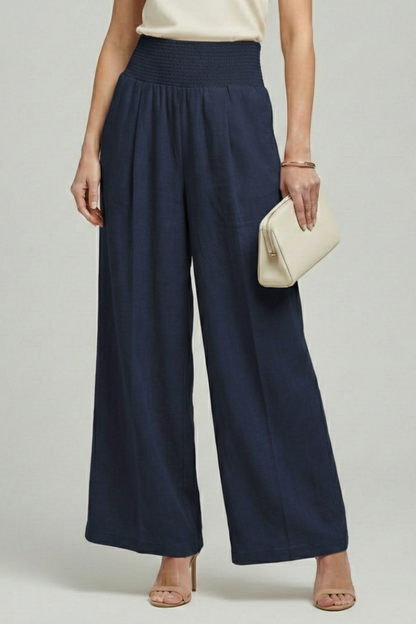 Charlotte | Women’s Palazzo Trousers with High Waist and Pleats
