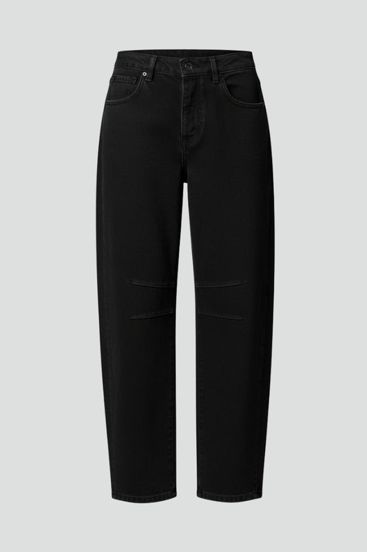 Jennifer | Women’s Casual Mid-Waist Denim Jeans with Front Closure