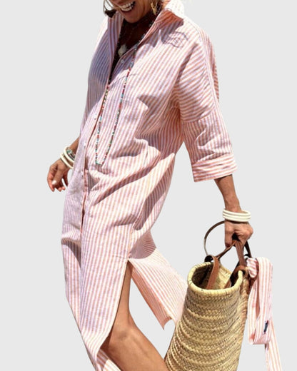 Ellen | Classic Striped Dress