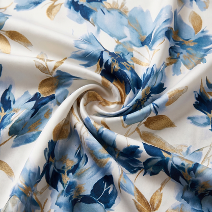 Denise | Floral Wrap Waist Midi Dress
