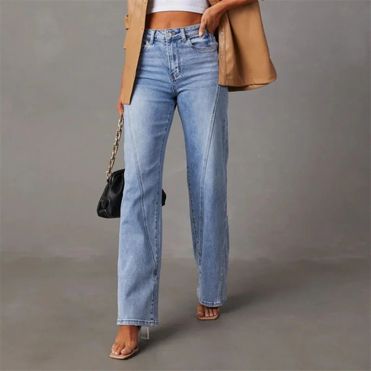 Nicole | Women’s Classic Straight Leg Denim Jeans