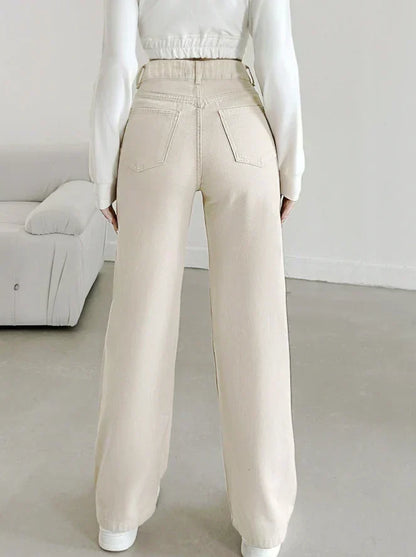 Morgan | Women's High Waist Straight Leg Pants
