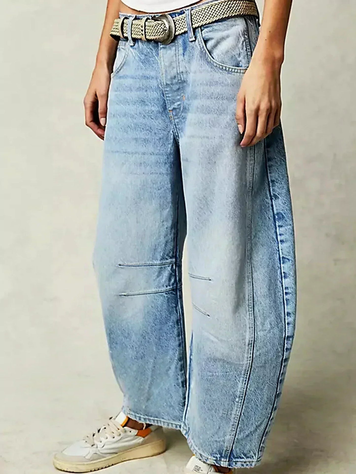 Olivia | Women’s Leopard Print Wide Leg Jeans