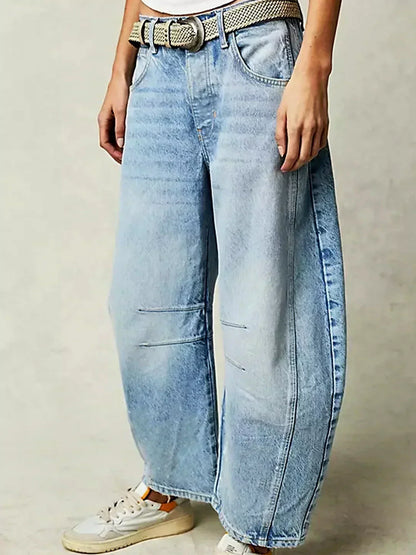 Olivia | Women’s Leopard Print Wide Leg Jeans